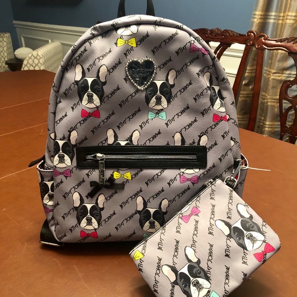 Betsey Johnson Handbags - French Bulldog Backpack by Betsy Johnson